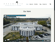 Tablet Screenshot of dreamliteproductions.com